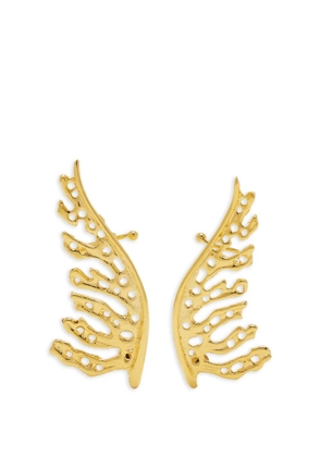 Lynyer Mystic leaf earrings - Gold