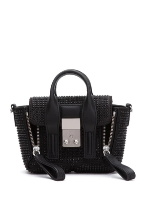 3.1 Phillip Lim Pashli Nano crystal-embellished mini bag - Black