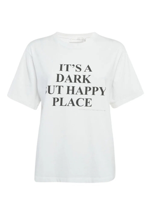 Victoria Victoria Beckham cotton graphic T-shirt - White