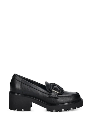 Baldinini buckle lug-sole heeled loafers - Black
