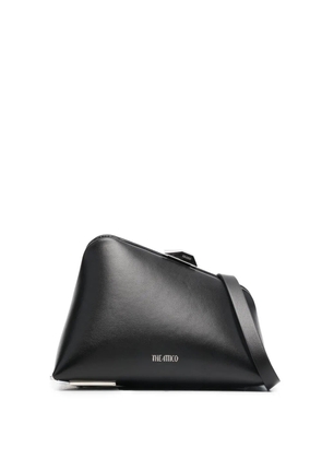 The Attico Midnight leather clutch bag - Black