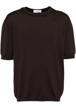 Lardini knitted T-shirt - Brown