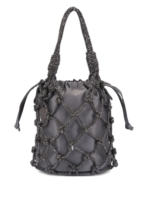 Judith Leiber crystal-embellished shoulder bag - Grey