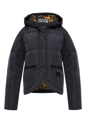 Versace Jeans Couture hooded puffer jacket - Black