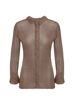 Savannah Morrow button-up cardigan - Brown