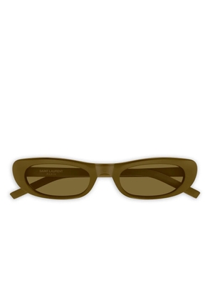 Saint Laurent Eyewear oval-frame sunglasses - Green