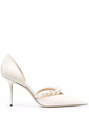 Jimmy Choo Aurelie 85mm pumps - White