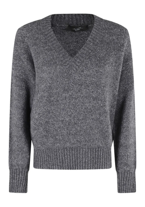 Weekend Max Mara V-neck wool sweater - Grey