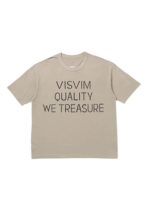 visvim logo print T-shirt - Neutrals