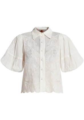 FARM Rio lace blouse - White