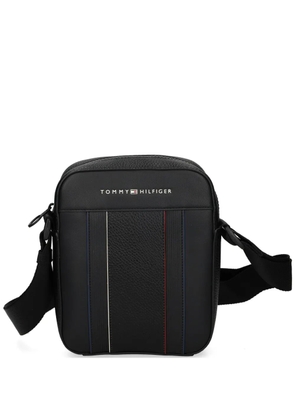 Tommy Hilfiger RWB-stripe messenger bag - Black