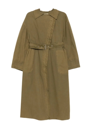 CO COLLECTION cotton trench coat - Green