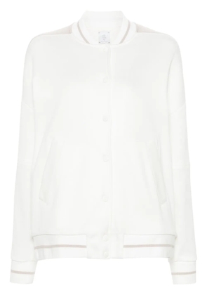 Eleventy logo-engraved bomber jacket - Neutrals