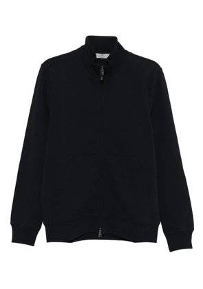 Canali zip-up cotton sweatshirt - Blue
