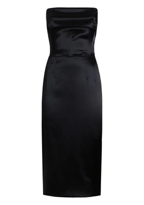 Dolce & Gabbana DNA satin-finish midi dress - Black