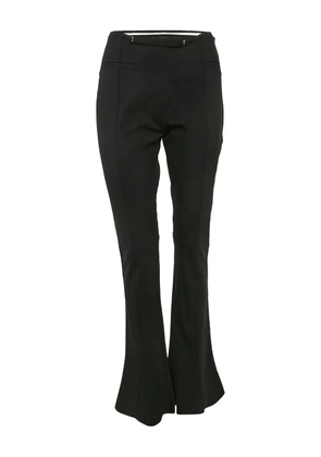 Jacquemus Pre-Owned belted-waistband trousers - Black