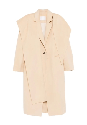 YCH single-breasted trench coat - Yellow