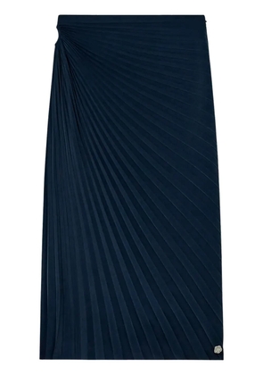 Kenzo sunray-pleated midi skirt - Blue