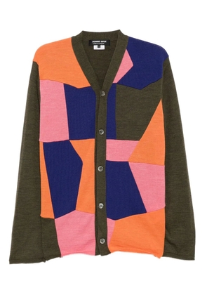 Comme des Garçons Homme Deux geometric-print cardigan - Brown