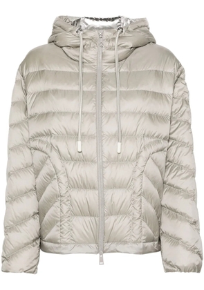 Moncler Delfo quilted hooded jacket - Grey