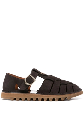 Canali suede sandals - Brown