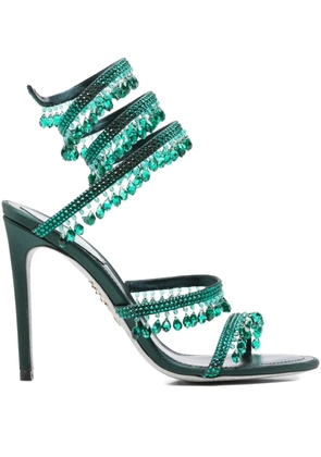 René Caovilla 105mm Chandelier sandals - Green