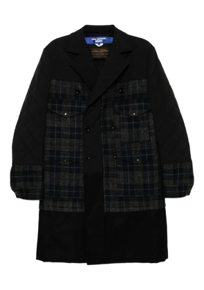 Junya Watanabe MAN x Filson checked quilted coat - Black