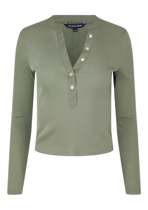 Veronica Beard Jocelyn ribbed top - Green
