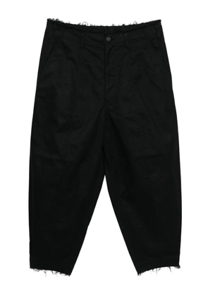 Comme des Garçons Homme cotton tapered trousers - Black