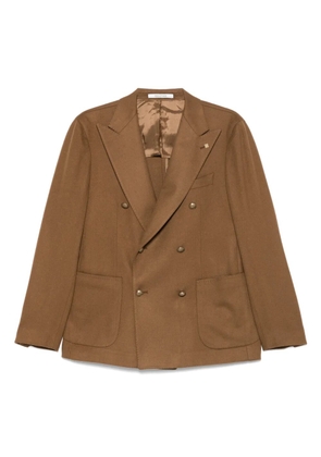 Tagliatore double-breasted blazer - Brown