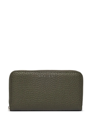 Orciani large zip-around wallet - Green
