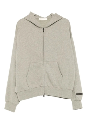 FEAR OF GOD ESSENTIALS logo appliqué hoodie - Grey