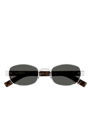 Saint Laurent Eyewear oval-frame sunglasses - Grey