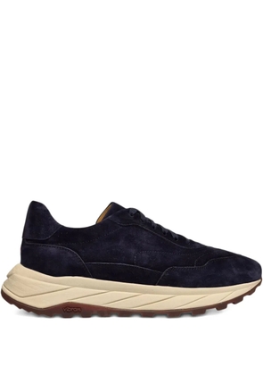 Henderson Baracco suede leather sneakers - Blue
