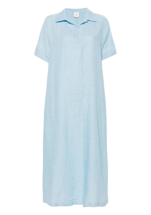 Eleventy linen shift maxi dress - Blue