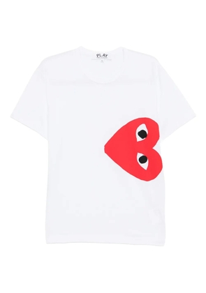 Comme Des Garçons Play heart-print T-shirt - White
