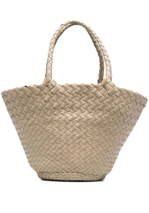 DRAGON DIFFUSION Egola interwoven tote bag - Neutrals