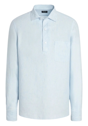Zegna Oasi Lino shirt - Blue