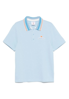 Casablanca organic-cotton polo shirt - Blue