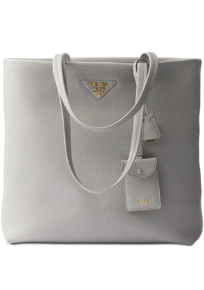 Prada large leather tote bag - Green