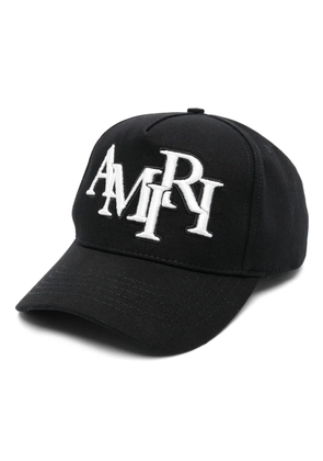 AMIRI Staggered-logo cap - Black
