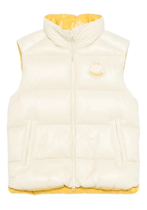 Moncler Lipsi quilted logo vest - Yellow