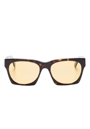 FACE HIDE tortoiseshell-pattern sunglasses - Brown