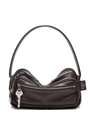 Acne Studios Camero Party key-charm leather shoulder bag - Brown