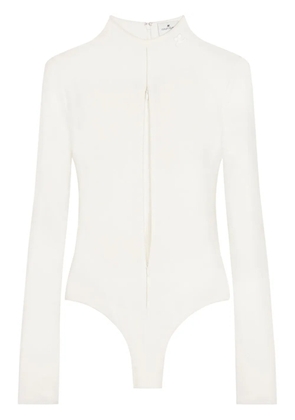Courrèges Drop Volcano jersey body - White