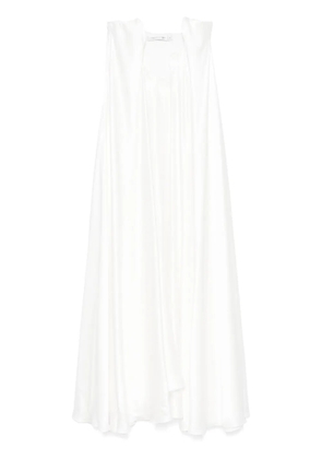 Christopher Esber silk strapless gown - White