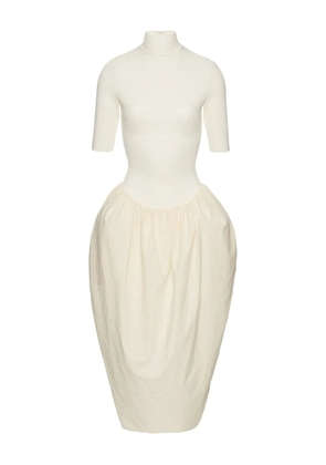 Magda Butrym high-neck asymmetric dress - Neutrals