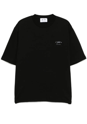 Riocam car-embroidered T-shirt - Black