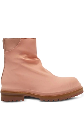 424 Marathon zipped ankle boots - Blue