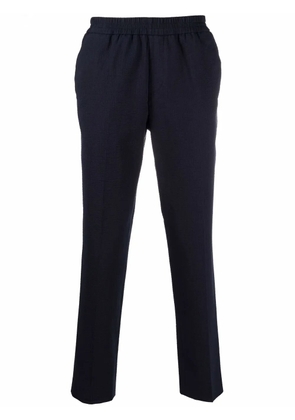 Harmony Paris textured slim-fit trousers - Blue